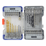 35 pièces -Coffret RANGER -Spécial perçage Métal /Béton /Bois + Vissage Hexa Quick change  - TIVOLY - mallettes mixtes - Référence: 11901170049 - Vue 3 - Outil professionnel