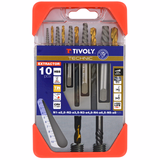 10 pieces - Broken dowel extractors  - TIVOLY - accessories - Reference: 11901170052 - Vue 2 - Professional Tool