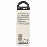 Broca 3 en 1 metal, hormigón, madera -Placa de Metal Duro afilada -Mango cilíndrico ESSENTIAL (Blíster) - TIVOLY - taladrado - Referencia: 1190172 - Vue 3 - Herramienta profesional