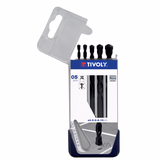 5 brocas para azulejos Ø 4 a 10 mm  - TIVOLY - taladrado - Referencia: 12000370001 - Vue 1 - Herramienta profesional