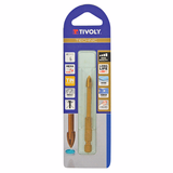 Foret verres 4 taillants -Revêtu TiN -Queue hexagonale TECHNIC (Blister) - TIVOLY - perçage - Référence: 1200042 - Vue 2 - Outil professionnel