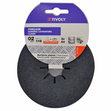 ZIRCONIUM FIBRE disc (Hanging cardboard) / Dim Ø180 / Gr : 24 - TIVOLY - sanding - Reference: XT10112011330 - Vue 2 - Professional Tool