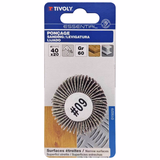 ABRASIVE FLAP wheel (Hanging cardboard) / Dim Ø40x20 / Gr : 60 - TIVOLY - sanding - Reference: XT10152015029 - Vue 2 - Professional Tool