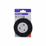 Roue MOUSSE ABRASIVE COMPRESSEE (Cartonnette brochable) / Dim Ø100x25 / Gr : 40 - TIVOLY - ponçage - Référence: XT10152015042 - Vue 2 - Outil professionnel
