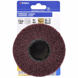 ROUE A LAMELLES NYLON ABRASIVES TECHNIC (Cartonnette brochable) - TIVOLY - ponçage - Référence: XT11802 - Vue 2 - Outil professionnel