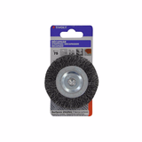 Brosse CIRCULAIRE -Fil acier ondulé -Décapage du métal ESSENTIAL (Cartonnette brochable) - TIVOLY - brossage - Référence: XT20662 - Vue 2 - Outil professionnel