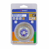 CUP brush - Brass-plated steel wire - Stripping of wood, brass, copper TECHNIC (Blister Box) - TIVOLY - brushes - Reference: 1T20522 - Vue 2 - Professional Tool