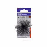 Cepillo ABANICO -Alambre de acero ondulado -Decapado de metal (Cartoncillo colgante) / Ø: 50 / 0.35 - TIVOLY - cepillado - Referencia: XT20252006066 - Vue 2 - Herramienta profesional