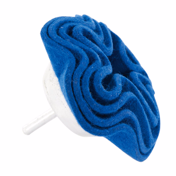 CUP brush - Felt - Polishing of varnished wood, metal (Hanging cardboard) / Ø: 75 /  - TIVOLY - brushes - Reference: XT20252000227 - Image principale - Professional Tool