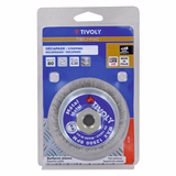CUP brush - Corrugated steel wire - Scouring of the metal (Blister Box) / Ø: 80 / 0.35 - TIVOLY - brushes - Reference: XT202520134 - Vue 2 - Professional Tool
