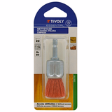 Brosse PINCEAU -Fil nylon rouge -Décapage du bois ESSENTIAL (Blister) - TIVOLY - brossage - Référence: XT20442 - Vue 2 - Outil professionnel