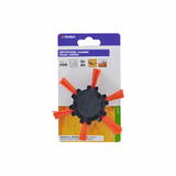 Brosse EVENTAIL -Fil nylon rouge -Décapage du bois ESSENTIAL (Cartonnette brochable) - TIVOLY - brossage - Référence: XT20462 - Vue 2 - Outil professionnel