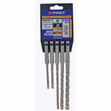 5 brocas MASTER3 SDS+ 3 filos L. 110- 160 mm Ø 5 a 10 mm  - TIVOLY - taladrado - Referencia: 10922770001 - Vue 1 - Herramienta profesional