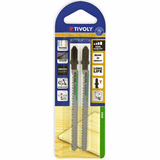 Jigsaw blade - Double toothing - For solid hardwood - T attachment TECHNIC (Blister) - TIVOLY - sawing - Reference: 1T50342 - Vue 2 - Professional Tool