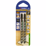 Jigsaw blade - Laser cut - For laminated wood - T attachment TECHNIC (Blister) - TIVOLY - sawing - Reference: 1T50232 - Vue 2 - Professional Tool