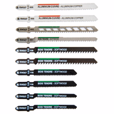 10 lames de scie sauteuse pour le bois, mélaminés et métaux non ferreux -Attache T  - TIVOLY - sciage - Référence: XT505570002 - Vue 2 - Outil professionnel