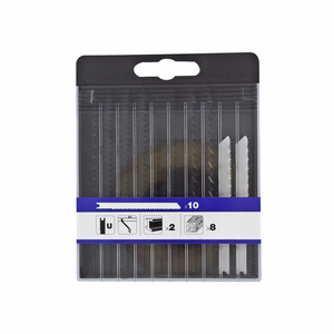 10 lames de scie sauteuse pour le bois et métaux non ferreux -Attache U  - compositions mixtes de sciage - Référence: XT50537505300 - Outil professionnel - Tivoly