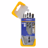 5 SLR graduated concrete drill bits Ø 4 to 10 mm  - TIVOLY - drilling - Reference: 10960370033 - Vue 1 - Professional Tool