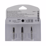 3 slotting cutters Ø 4 - 6- 8 mm  - TIVOLY - routing - Reference: XT60642067300 - Vue 3 - Professional Tool