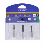 3 slotting cutters Ø 4 - 6- 8 mm  - TIVOLY - routing - Reference: XT60642067320 - Vue 2 - Professional Tool