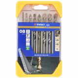 8 SLR graduated concrete drill bits Ø 3 to 10 mm  - TIVOLY - drilling - Reference: 10960570001 - Vue 2 - Professional Tool