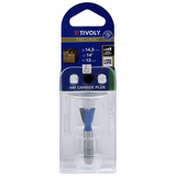 Dovetail bit TECHNIC (Blister Box) - TIVOLY - routing - Reference: XT61062 - Vue 2 - Professional Tool