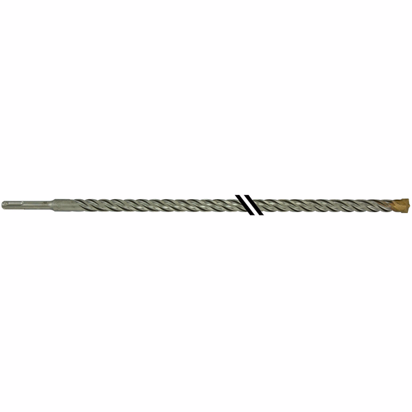 Ø: 16 / Foret bétons 2 taillants SPEEDER2 -L610mm -Pointe de centrage -Quadruple goujures -SDS+ (Clip SDS brochable) / L: 600 - TIVOLY - perçage - Référence: 10931531600 - Image principale - Outil professionnel