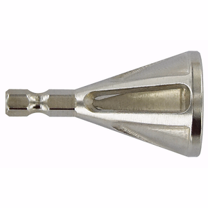 Fresa HCS para desbarbar tubos y varillas roscadas. Vástago hexagonal de 6,35 mm de cambio rápido - Ø 4 a 20 mm  - fresado - Referencia: 10333120001 - Herramienta profesional - Tivoly