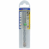 Ø: 10 / Foret bétons -Plaquette carbure pointe de centrage -Queue cylindrique 3 méplats -Gradué SLR (Etui plastique) / L: 120 - TIVOLY - perçage - Référence: 10960541000 - Vue 2 - Outil professionnel