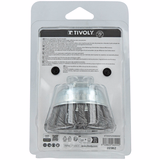 Brosse COUPE -Fil acier torsadé -Gros décapage du métal (Blister) / Ø: 65 / 0.35 - TIVOLY - brossage - Référence: XT20252006002 - Vue 3 - Outil professionnel
