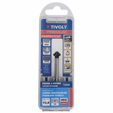 DIN335C HSSE5% cobalt 90° countersinker- TiAlN coated - Cylindrical shank (Hanging box) / Ø: 10.4 / L: 50 - TIVOLY - milling - Reference: 10366311040 - Vue 2 - Professional Tool