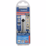 DIN335C HSSE5% cobalt 90° countersinker- TiAlN coated - Cylindrical shank (Hanging box) / Ø: 12.4 / L: 56 - TIVOLY - milling - Reference: 10366311240 - Vue 2 - Professional Tool