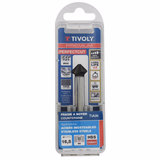 Avellanador HSSE5% cobalto Recubrimiento TiAlN DIN335C a 90º Mango cilíndrico (Caja colgante) / Ø: 16.5 / L: 60 - TIVOLY - fresado - Referencia: 10366311650 - Vue 2 - Herramienta profesional