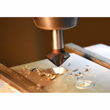 6 DIN335C TiAlN coated HSSE5% cobalt 90° countersinker Ø 6.3 to 20.5 mm PREMIUM  - TIVOLY - milling - Reference: 10366370001 - Vue 4 - Professional Tool