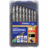 19 forets métaux HSS taillé meulé -affûtage Tivoly Smart Point Ø 1 à 10mm  - TIVOLY - perçage - Référence: 11457070015 - Vue 2 - Outil professionnel