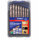 19 HSS metal dril bit Coated FUSIO Grinding Tivoly Smart Point Ø 1 to 10mm  - TIVOLY - drilling - Reference: 11457170015 - Vue 2 - Professional Tool