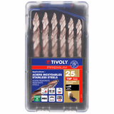 25 brocas para metal HSS recubrimiento FUSIO Afilado Tivoly Smart Point Ø 1 a 13mm  - TIVOLY - taladrado - Referencia: 11457170017 - Vue 2 - Herramienta profesional