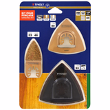 Kit 3 piezas para lijado  - TIVOLY - serrado - Referencia: XT512720003 - Vue 1 - Herramienta profesional