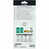 Hoja de lija AUTOADHESIVA -115x230 mm - Para lijadora orbital (Funda cartón) / Dim 115x230 / Gr : 120 - TIVOLY - lijado - Referencia: XT10122012252 - Vue 3 - Herramienta profesional
