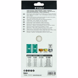 EASY-FIX sanding pad -115x280 mm - For orbital sander (Carton sleeve) / Dim 115x230 / Gr : 180 - TIVOLY - sanding - Reference: XT10122012253 - Vue 3 - Professional Tool
