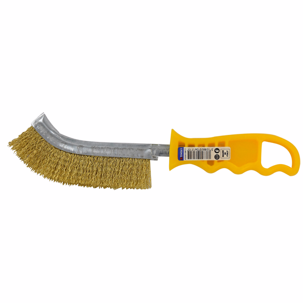 ERGONOMIC brush - convex - Corrugated BRASS STEEL trim  - TIVOLY - brushes - Reference: XT20251006171 - Image principale - Professional Tool
