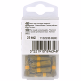 Embout de vissage -Torsion TiN -Pour vis Phillips (Boite brochable) N°: N2 / L: 25 - TIVOLY - vissage & serrage - Référence: 11522360200 - Vue 3 - Outil professionnel