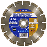 DIAMOND disc - CONCRETES - Best Sellers Range (Hanging box) / Ø: 230 / Ep: 2.6 - TIVOLY - cutting discs - Reference: XT30341034003 - Vue 1 - Professional Tool