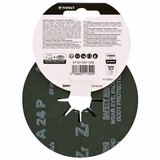 Disque FIBRE ZIRCONIUM (Cartonnette brochable) / Dim Ø115 / Gr : 24 - TIVOLY - ponçage - Référence: XT10112011320 - Vue 3 - Outil professionnel