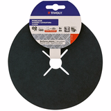 ZIRCONIUM FIBRE disc (Hanging cardboard) / Dim Ø180 / Gr : 50 - TIVOLY - sanding - Reference: XT10112011331 - Vue 2 - Professional Tool