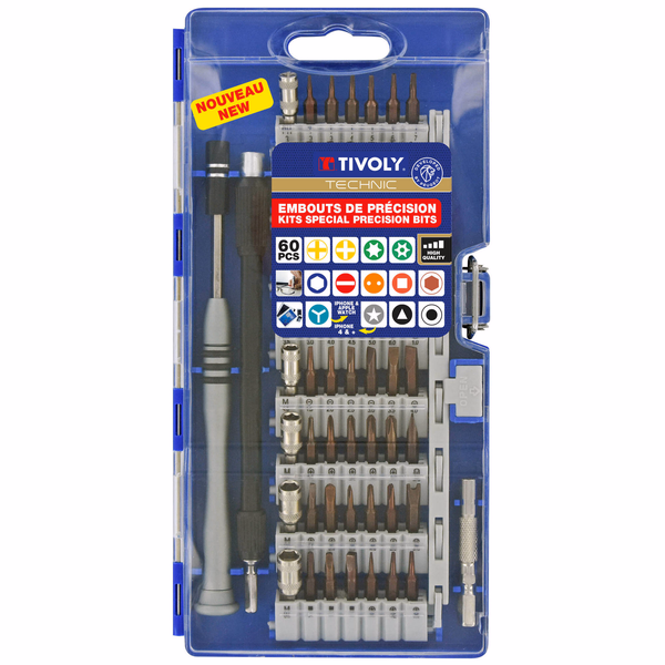 Precision screwdriver bit cases (Case) N°: / L:  - TIVOLY - screwdriving - Reference: 11501570060 - Image principale - Professional Tool