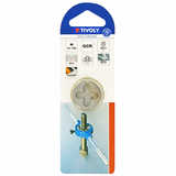 Chromium steel die (25.4 cage) Metric ESSENTIAL (Blister) - TIVOLY - threading - Reference: 1100012 - Vue 2 - Professional Tool