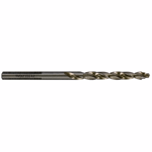 Ø: 4.2 / L: 75 / Fully ground HSS metal drill bit -DIN338 -h8 -Tivoly Smart Point Grinding (Hanging box) - TIVOLY - drilling - Reference: 11457060420 - Image principale - Professional Tool