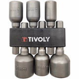6 noix de serrage magnétique Ø 6 à 13 mm  - TIVOLY - vissage & serrage - Référence: 11501920001 - Vue 1 - Outil professionnel