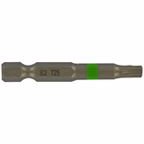Screwdriver bit -Torsion - For Torx screws (Blister) N°: N25 / L: 50 - TIVOLY - screwdriving - Reference: 11520422500 - Vue 1 - Professional Tool